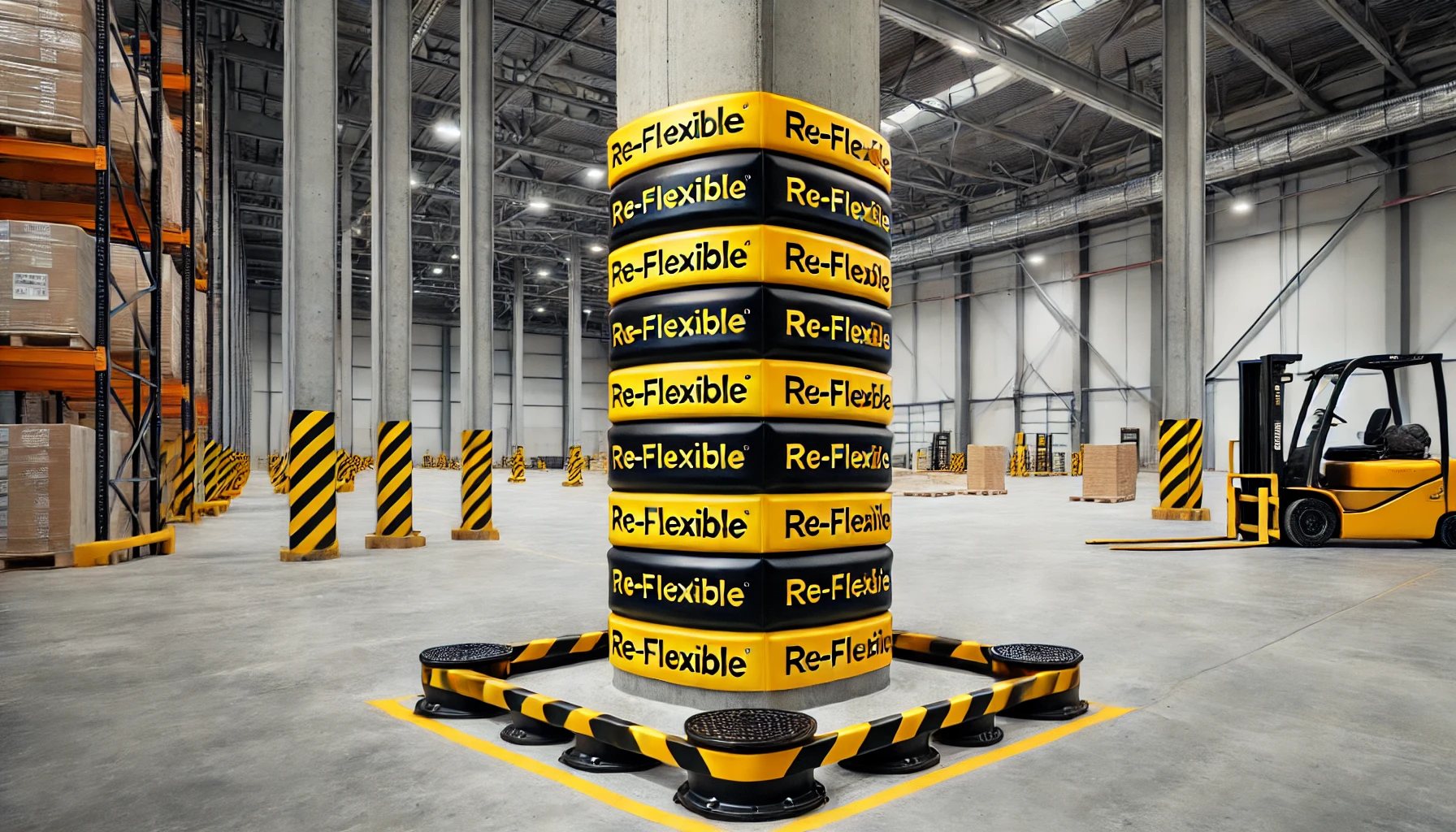 Depo Güvenliğinde Yeni Standart: Kolon Koruma Bariyerleri