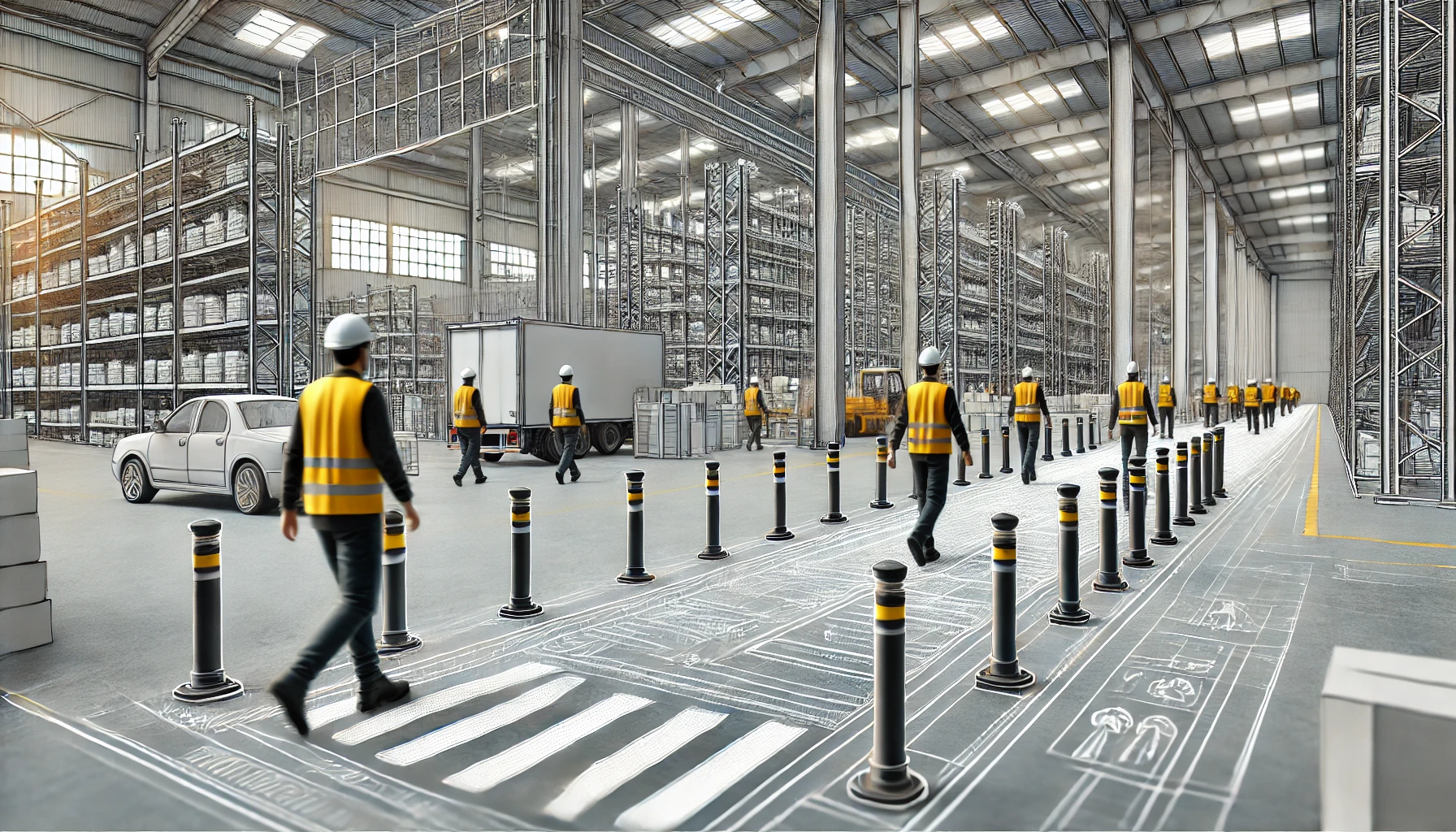 Raf Koruma Bariyerleri: Depo Güvenliğinizin Vazgeçilmez Kahramanı